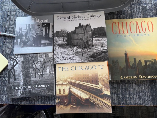 six random books about Chicago.