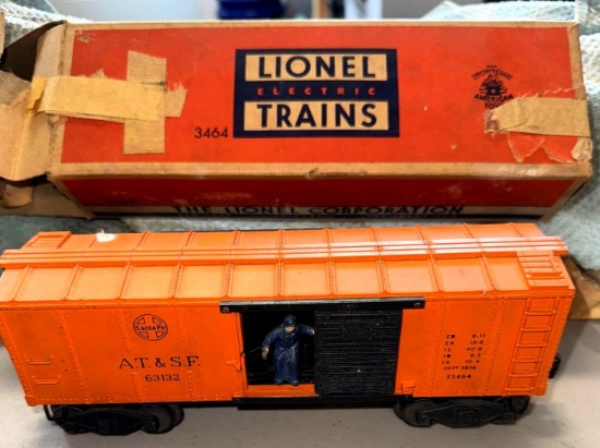 Lionel, 3464 AT&SF automated boxcar