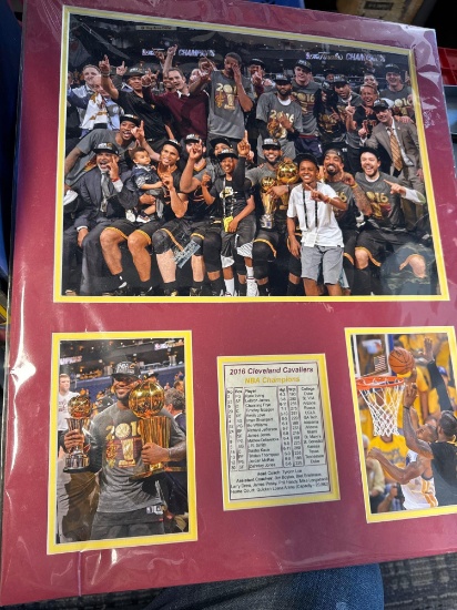 poster 2016, Cleveland Cavaliers champions with LeBron James