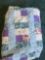Blue and purple quilt - upstairs