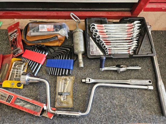assorted tool lot including craftsman