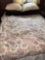 Full size bed with mr pillows/nice mattress/headboard