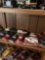 Shelf of collectible cars and car banks