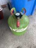Tank with gages