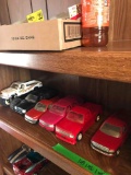 6- plastic model cars 1/24 scale