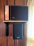 4 speakers Bose and KLH in kitchen