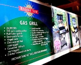 New gas grill