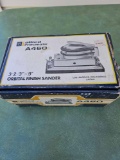 Pneumatic orbital finish sander.