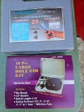 Hole saw kit and power wrench