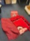 Ohio State blankets and flag