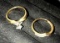 2- 14k yellow gold rings 6.2 grams