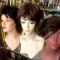 3- wigs with plastic heads