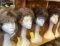 4- wigs with styrofoam heads
