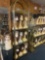 Arched glass shelf unit