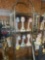 Arched glass shelf unit
