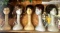 5- wigs with styrofoam heads