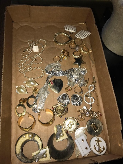 Assorted costume jewelry