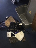 assorted purses/wallets/storage container