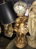 Victorian lamp. Has been glued