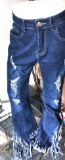 Leg mannequin with pants