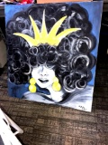 Canvas signed picture 32 in x 34 in
