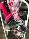 Combs/scarfs/toothpaste /brushes