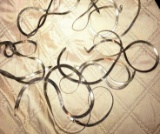 7- 92.5 flat necklaces 102.6 grams SILVER