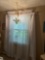 White sheer curtains and curtain rods - bedroom2