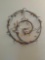 25 in round wall candle holder