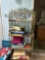 27x65 in shelf with beach towels - pool room