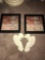 2- corner angels & 2- religious pictures