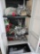 Contents of cabinet Christmas decorations - g1
