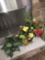 3- artificial flowers-pool room