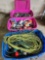 3 totes of Christmas lights and cords.g5