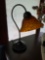 desk lamp and flower - office