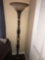 Glass shade pole lamp -apartment