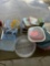 cookbooks platters and more lot Garage
