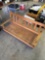 wooden porch swing Garage