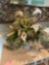 artificial flower arrangements candles - master bedroom
