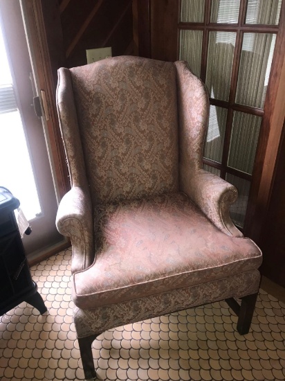 2- upholstered chairs -office