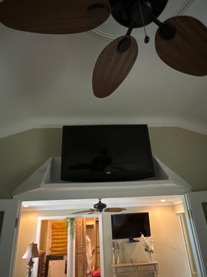 32 in RCA TV no wall mount - Master Bedroom