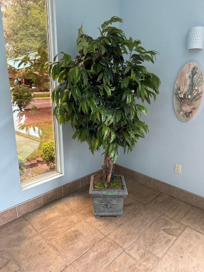7 ft artificial tree - pool room