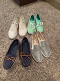 4- size 8 Ladies shoes Keds Sperry and more