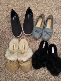 4- ladies shoes and slippers size 8 Sketchers