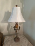 matching pineapple lamps -living room