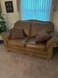 Like New Ashley love seat matches lot 157 - living room