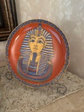 Kaiser gold mask Egyptian decor collector plate