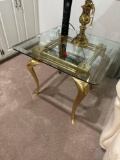 3 glass top End tables living room