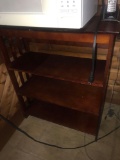 microwave stand - pool room