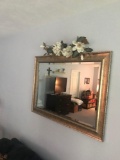 Hanging framed mirror 43 inch x 30 inch